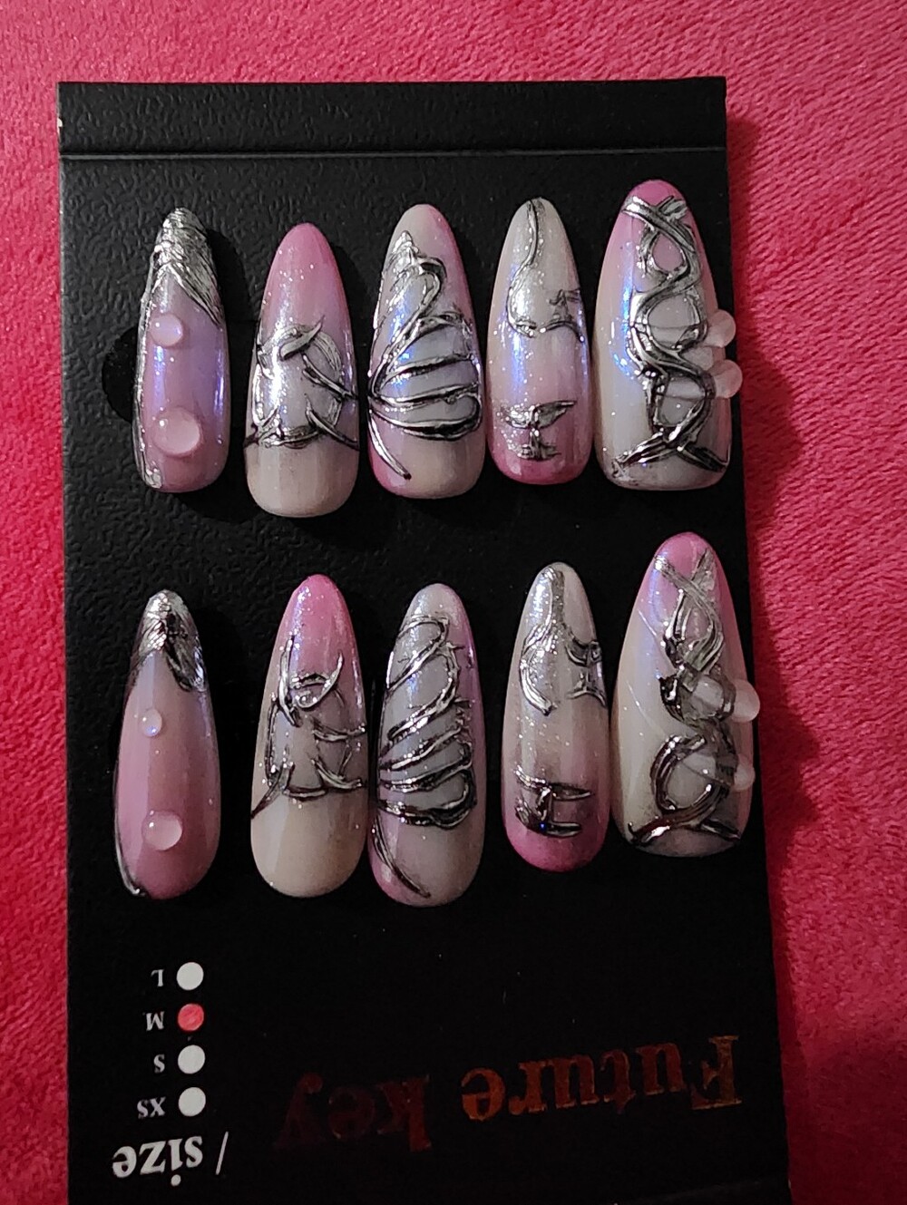 Size Medium Press On Nails